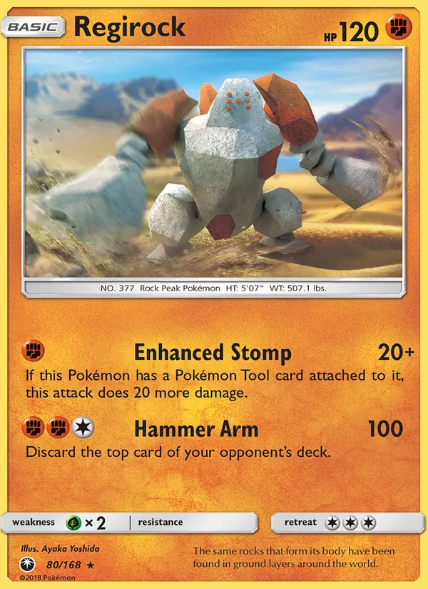 Regirock, Celestial Storm 080/168