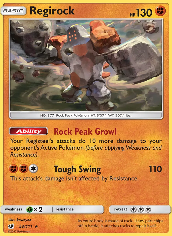 Regirock, Crimson Invasion 053/111