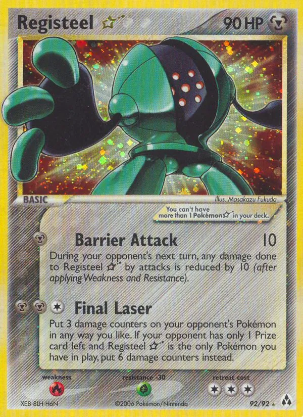 Registeel ☆, Legend Maker 092/092