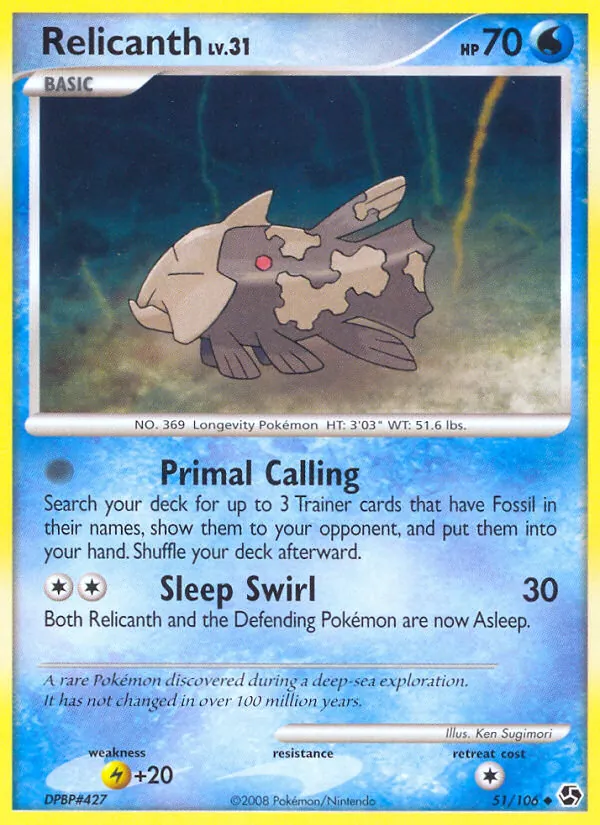 Relicanth, Great Encounters 051/106