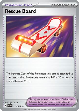 Rescue Board, Play! Pokémon Prize Pack Series Five 159/162