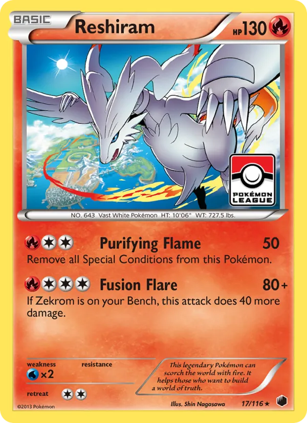 Reshiram, Plasma Freeze 017/116