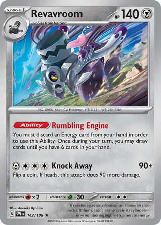 Revavroom, Play! Pokémon Prize Pack Series Four 142/198