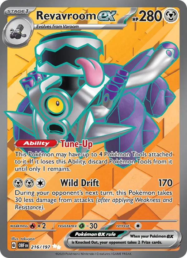 Revavroom EX, Obsidian Flames 216/197