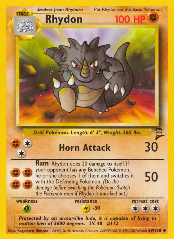 Rhydon, Base Set 2 059/130