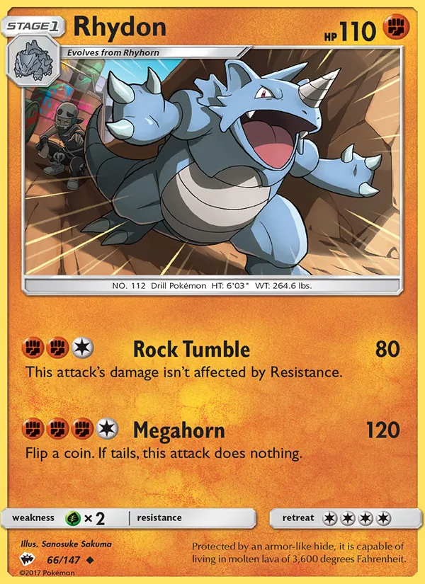 Rhydon, Burning Shadows 066/147