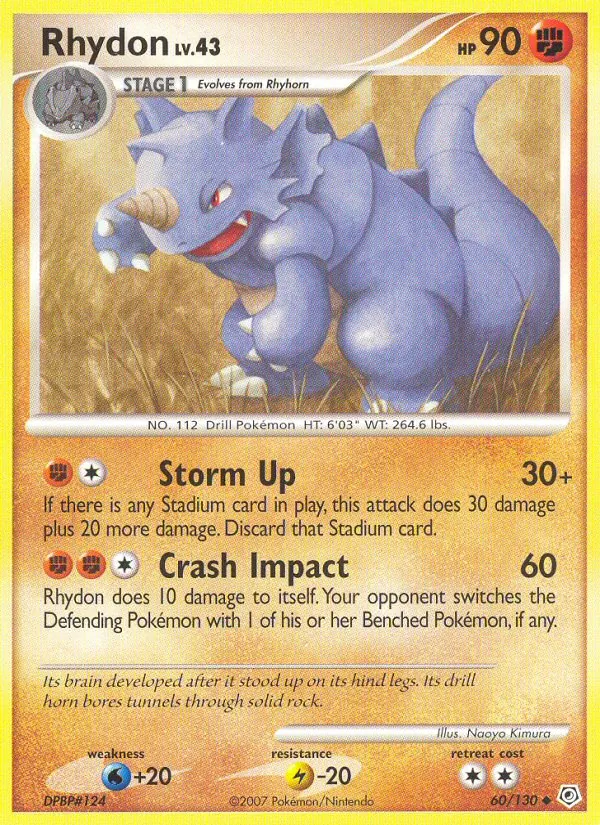 Rhydon, Diamond & Pearl 060/130