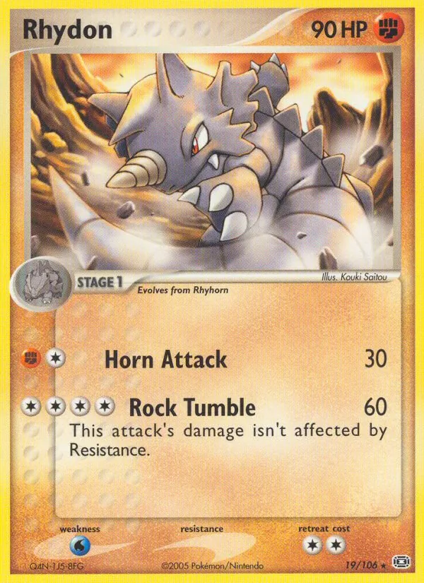 Rhydon, Emerald 019/106