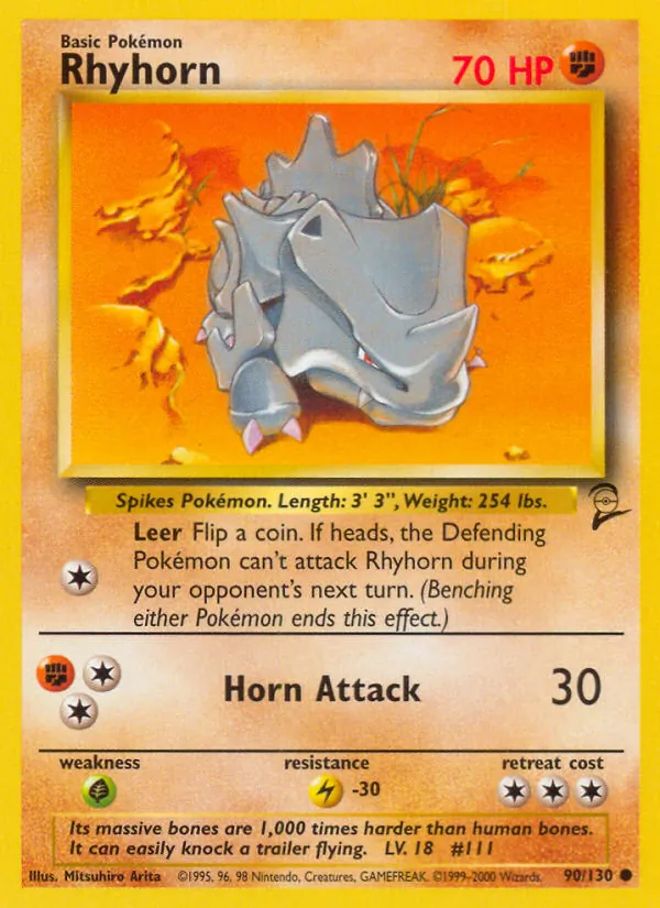Rhyhorn, Base Set 2 090/130