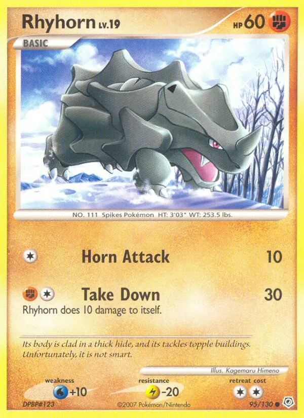 Rhyhorn, Diamond & Pearl 095/130