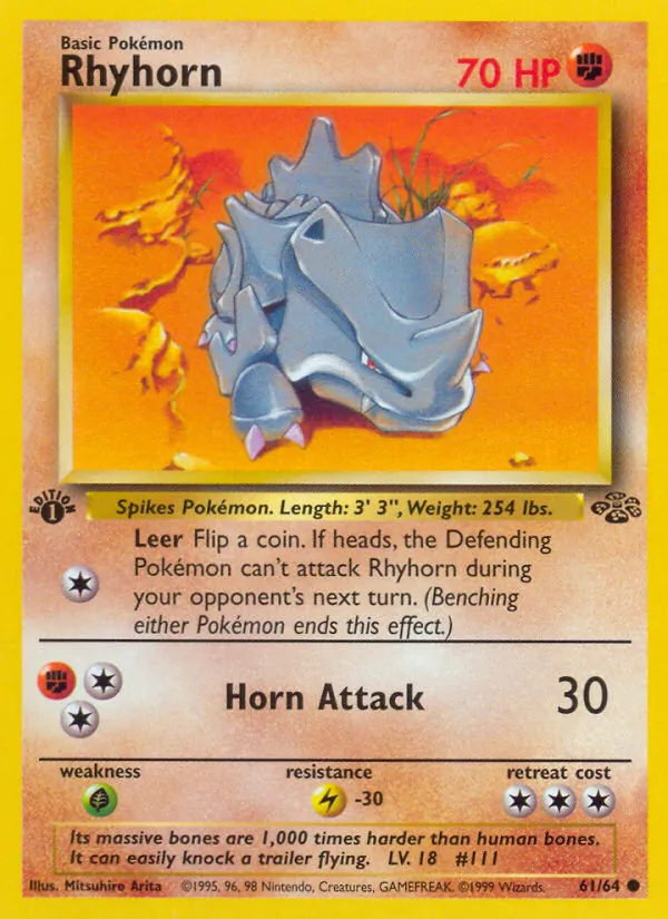 Rhyhorn, Jungle 061/064