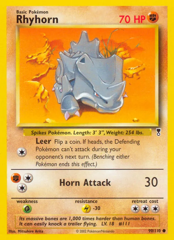 Rhyhorn, Legendary Collection 090/110