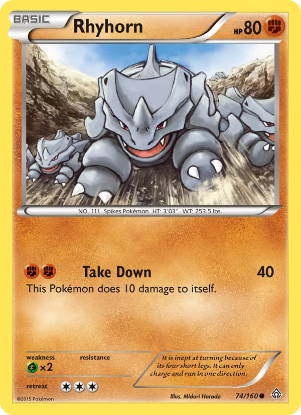Rhyhorn, Primal Clash 074/160