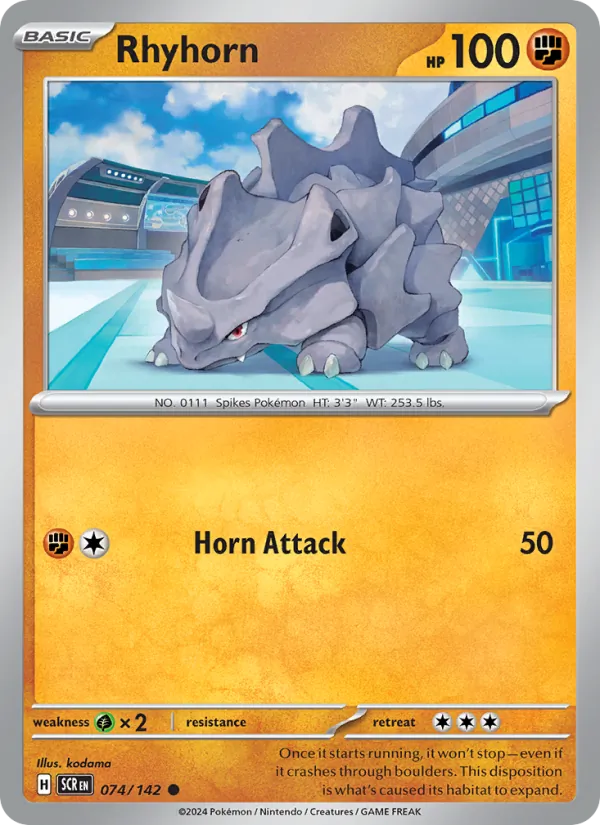 Rhyhorn, Stellar Crown 074/142