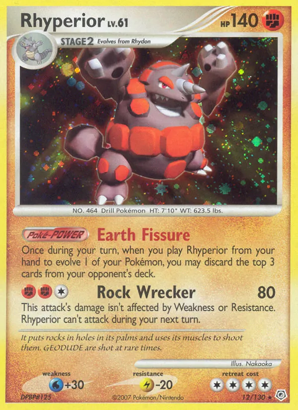 Rhyperior, Diamond & Pearl 012/130