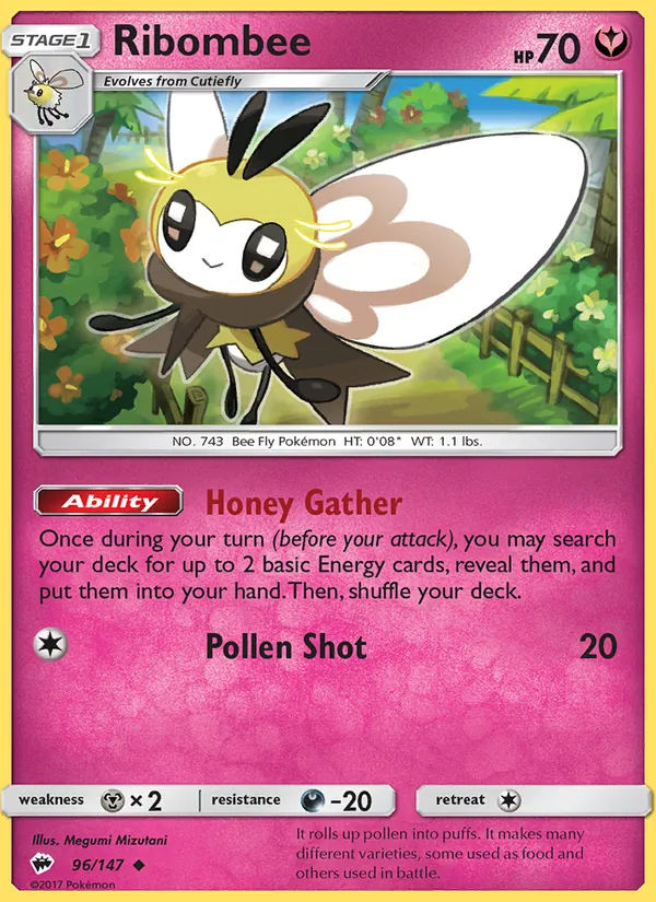 Ribombee, Burning Shadows 096/147