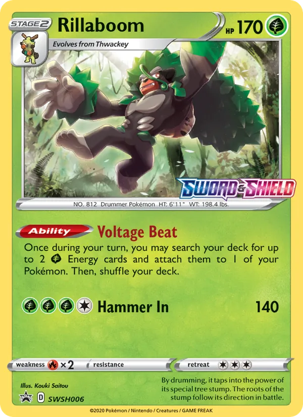 Rillaboom, SWSH Black Star Promos SWSH006/307