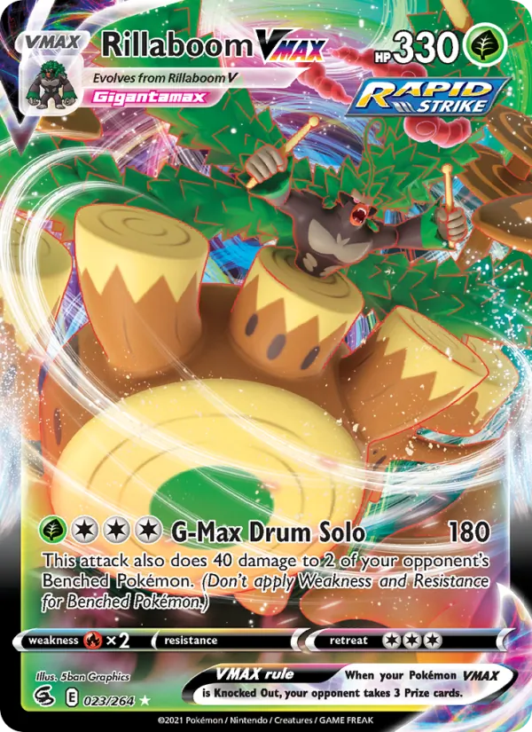 Rillaboom VMAX, Fusion Strike 023/264