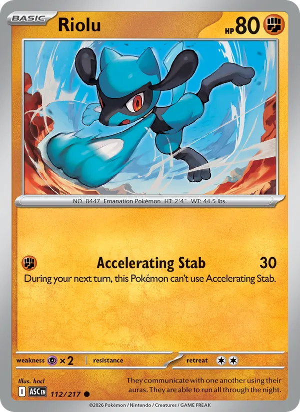 Riolu, Ascended Heroes 112/217
