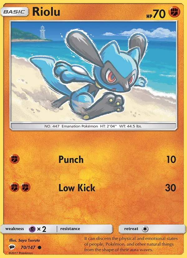 Riolu, Burning Shadows 070/147