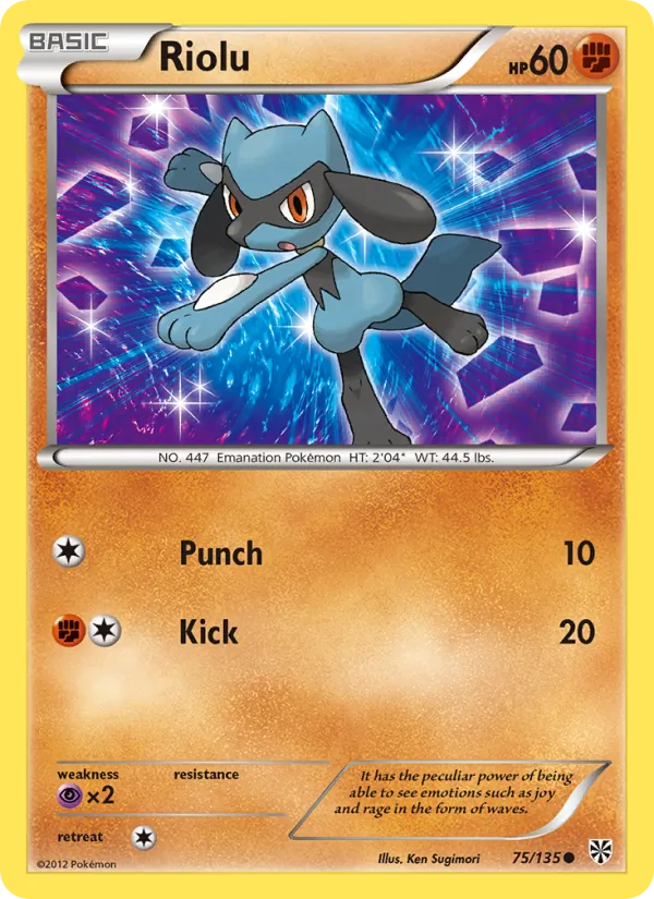 Riolu, Plasma Storm 075/135