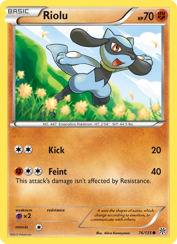Riolu, Plasma Storm 076/135