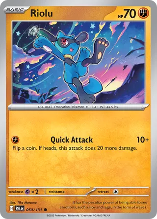 Riolu, Prismatic Evolutions 050/131