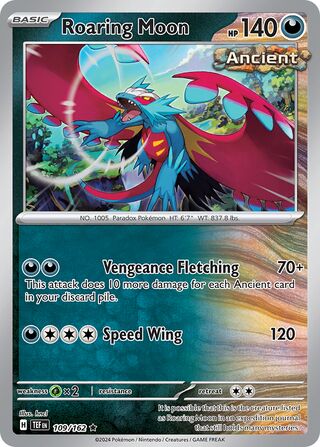 Roaring Moon, Play! Pokémon Prize Pack Series Five 109/162