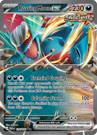 Roaring Moon EX, Play! Pokémon Prize Pack Series Five 124/182