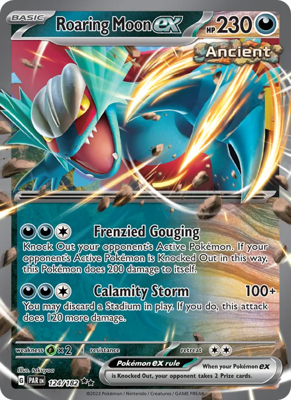 Roaring Moon EX, Paradox Rift 124/182