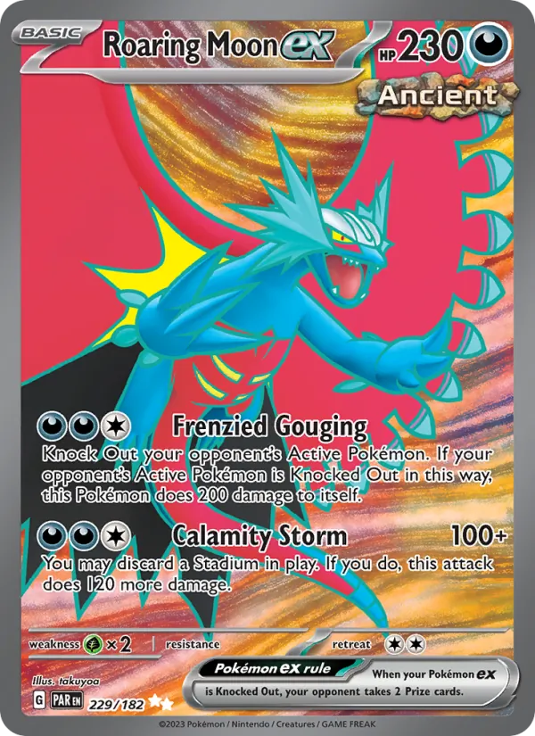 Roaring Moon EX, Paradox Rift 229/182