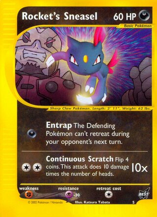 Rocket’s Sneasel, Best of game 005/009
