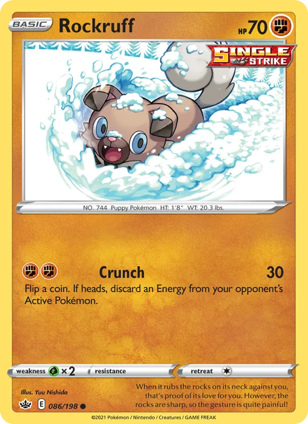 Rockruff, Chilling Reign 086/198