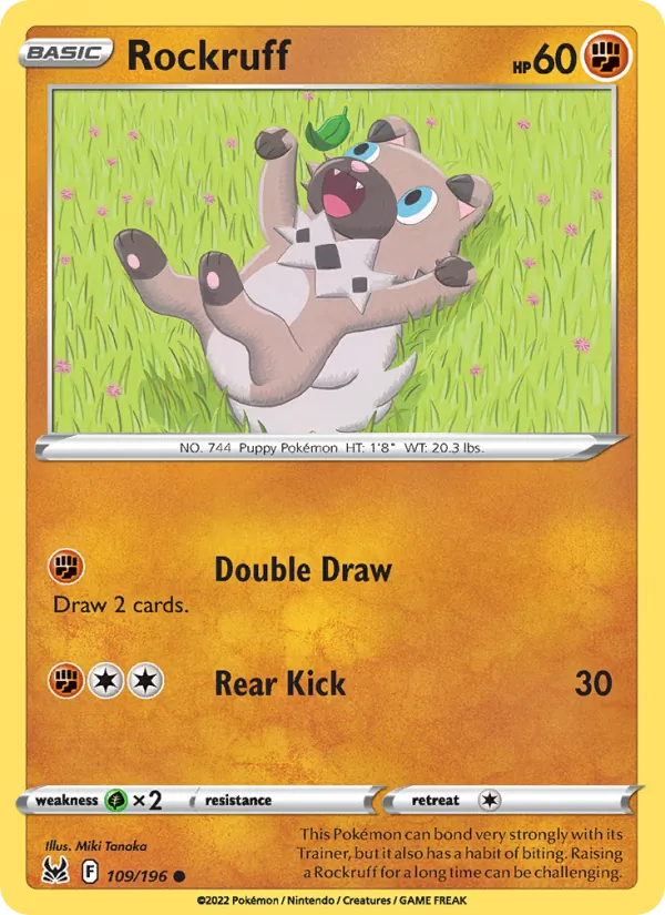 Rockruff, Lost Origin 109/196