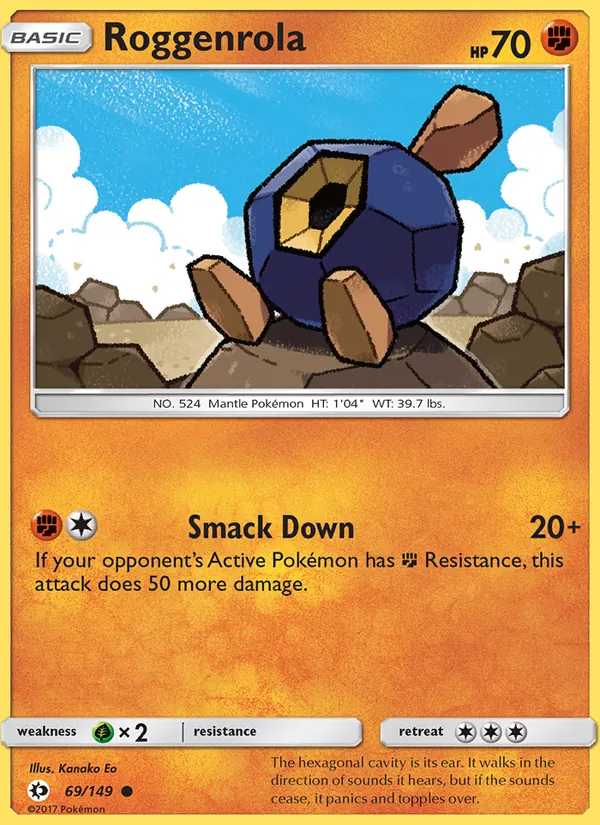 Roggenrola, Sun & Moon 069/149