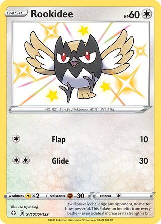 Rookidee, Shining Fates SV101/SV122