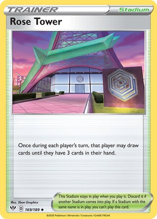Rose Tower, WC Deck 2022 (The Shape of Mew) 169/189