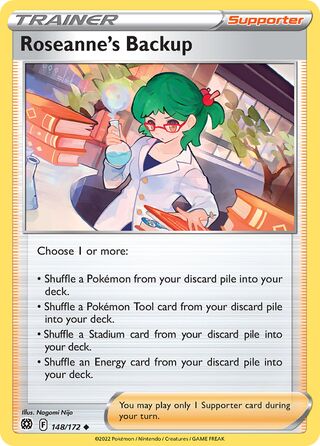 Roseanne's Backup, Play! Pokémon Prize Pack Series Three 148/172