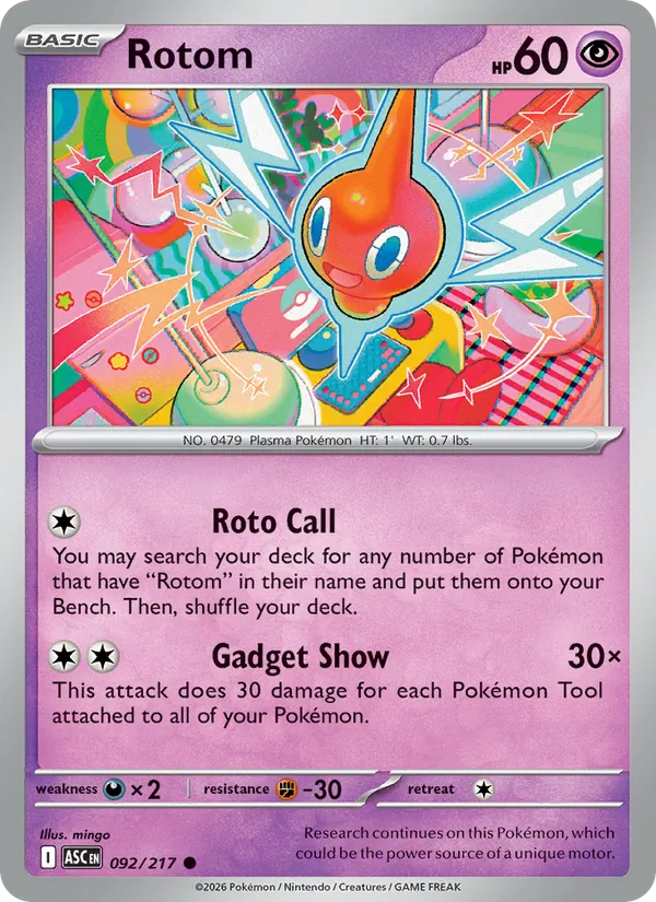 Rotom, Ascended Heroes 092/217