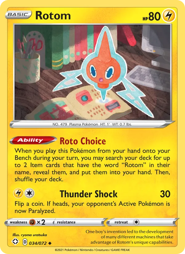 Rotom, Shining Fates 034/072