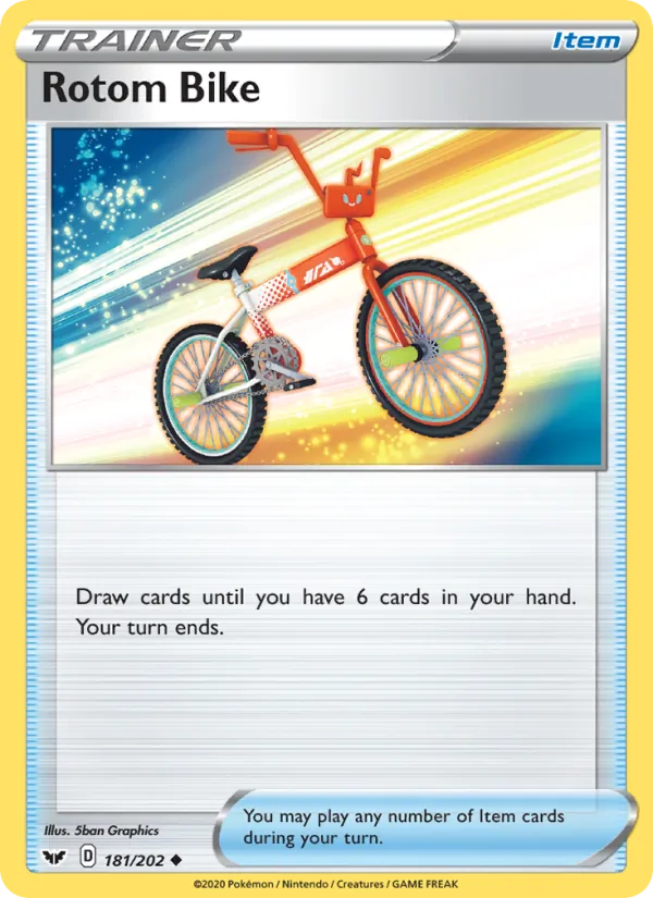 Rotom Bike, Sword & Shield 181/202