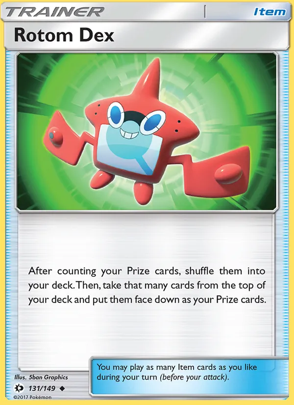 Rotom Dex, Sun & Moon 131/149