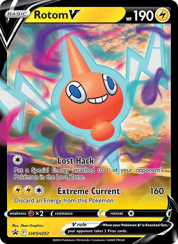 Rotom V, SWSH Black Star Promos SWSH257/307