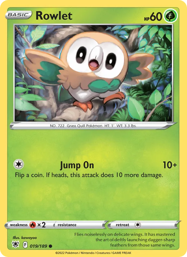 Rowlet, Astral Radiance 019/189