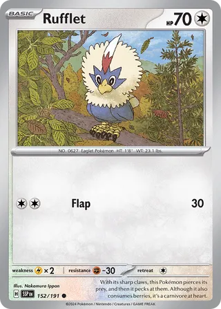 Rufflet, Surging Sparks 152/191