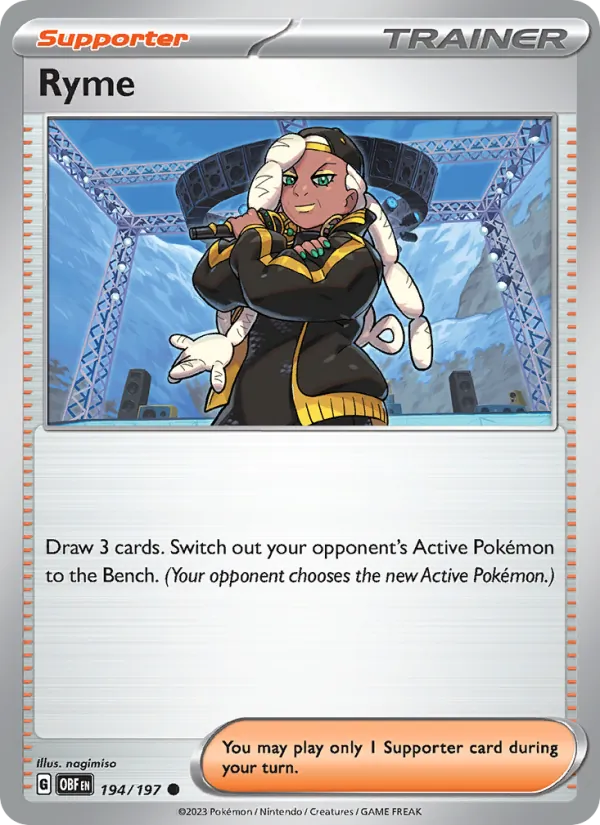 Ryme, Obsidian Flames 194/197