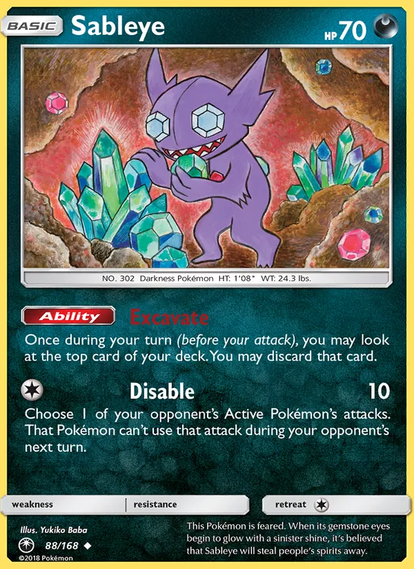 Sableye, Celestial Storm 088/168