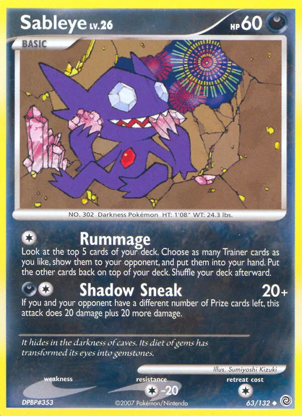 Sableye, Secret Wonders 063/132