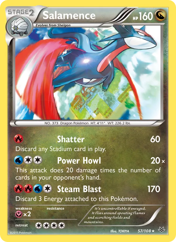 Salamence, Roaring Skies 057/108