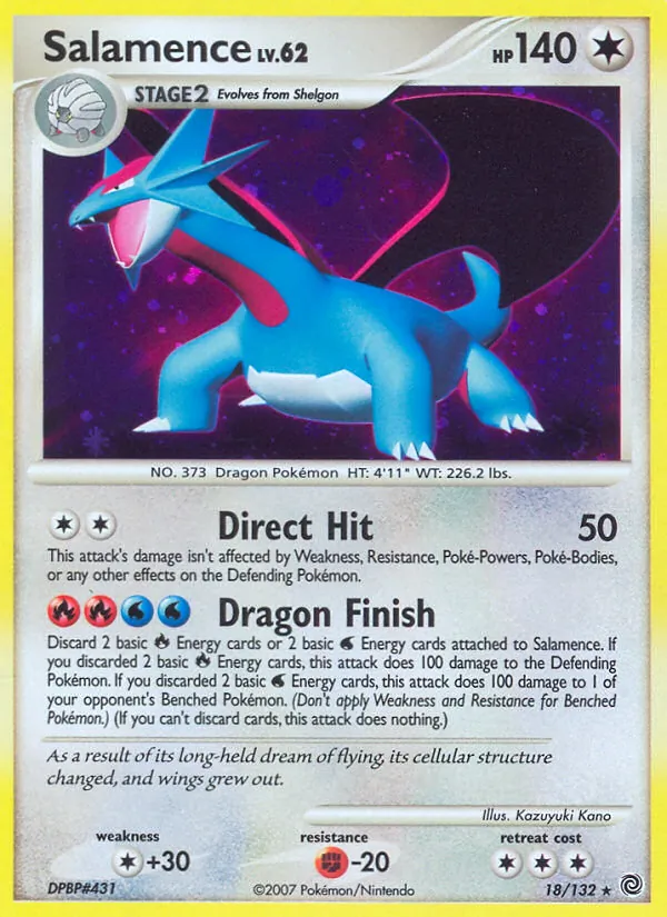 Salamence, Secret Wonders 018/132